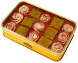 Carsibasi Premium Assorted Turkish Delight (Pistachio & Rose) - 310g Gift Tin - TryAladdin