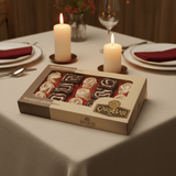 Carsibasi Premium Assorted Turkish Delight (Rose & Velvet Roll) - 350g Gift Box - TryAladdin