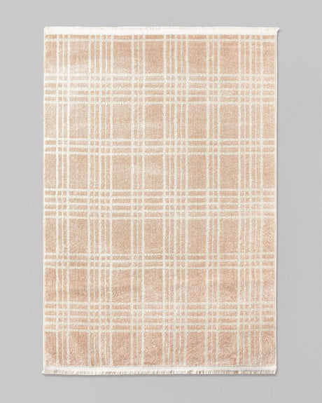 Professional-Grade Beige Area Rug - 100x200cm Durable Floor Covering