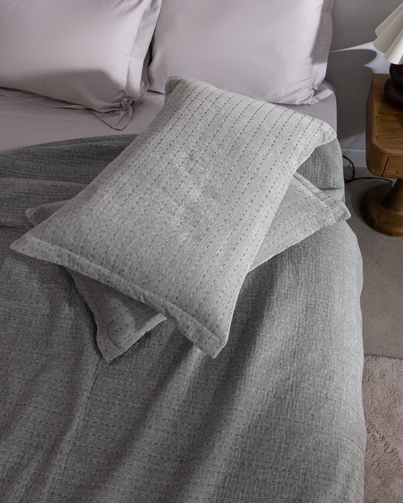 Feolette Pattern Double Bedspread Set