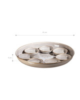 Metal 8-Piece Tableware Set - Modern Minimalist Design