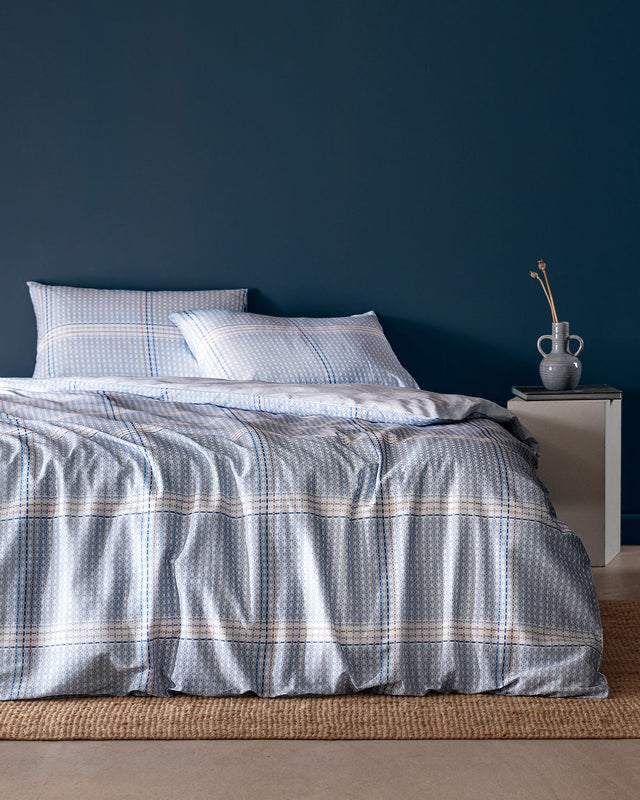 100% Cotton Ranforce King Duvet Cover Set - Stylish Print