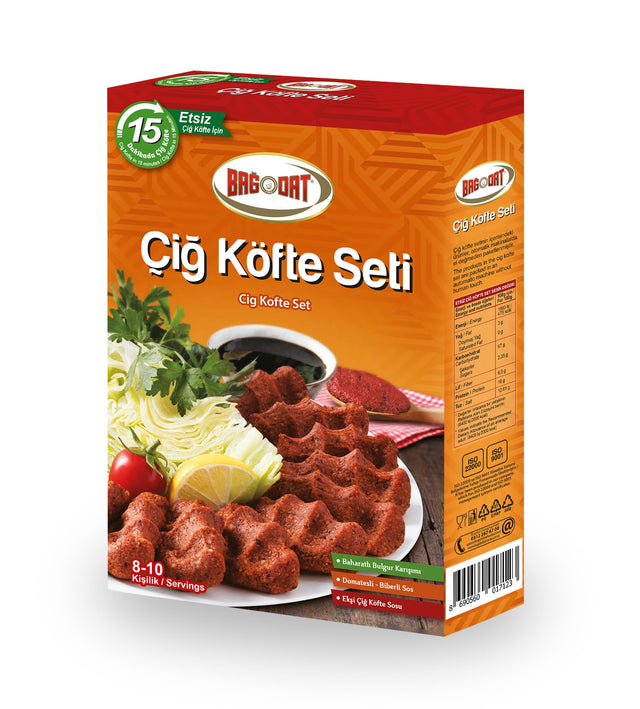 Professional Turkish Meatless Cig Kofte Preparation Kit