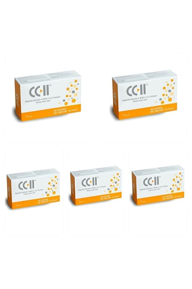 CC - II Collagen Capsules - Joint & Skin Support, 30 Cap x 5 Pack - TryAladdin