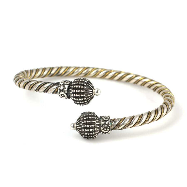 Premium 925 Sterling Silver Beaded Braided Bracelet