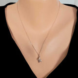 925 Sterling Silver Clown Charm Necklace - Unique Whimsical Design