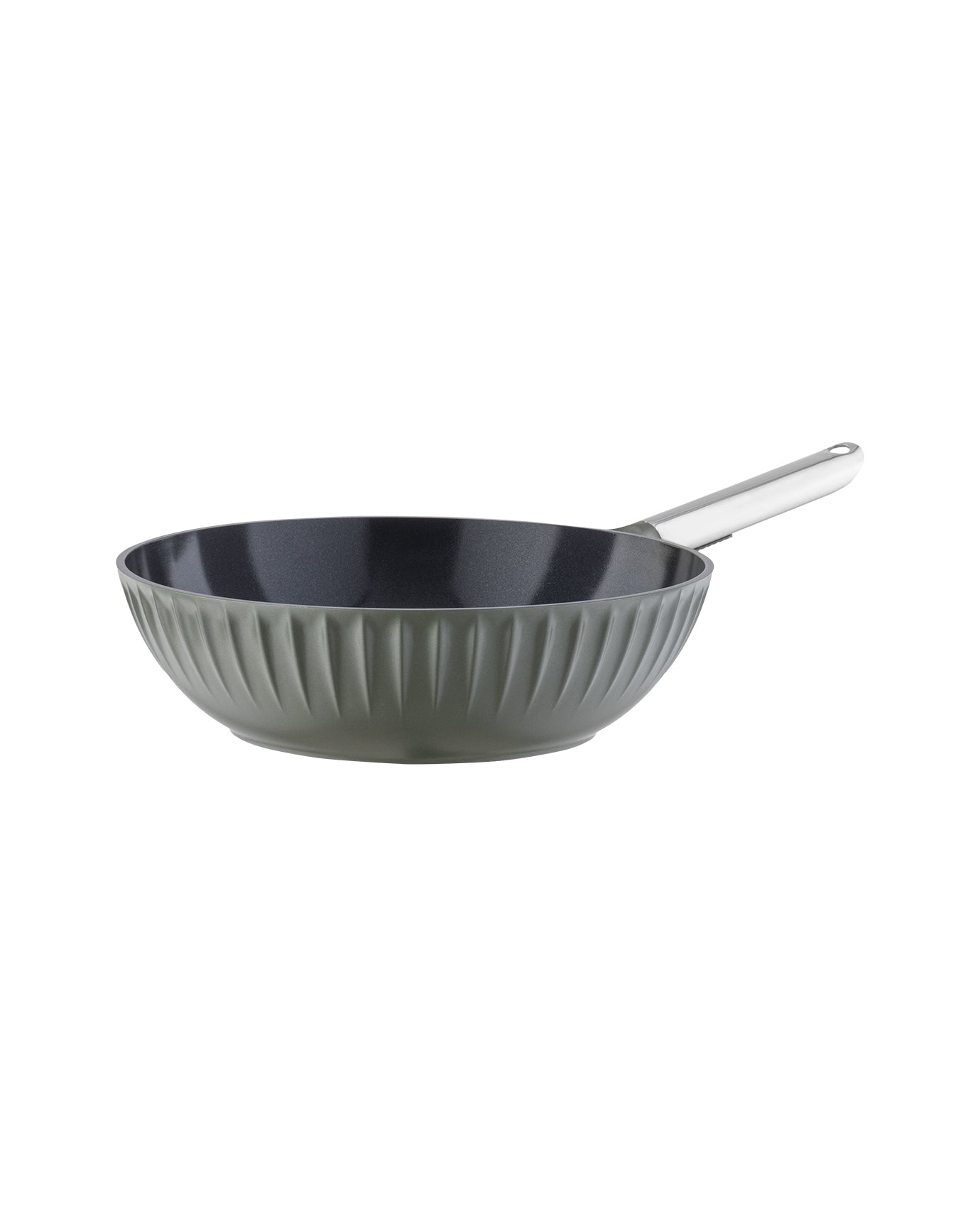Freya 30cm Green Nonstick Wok Pan - Stir-Fry Cookware