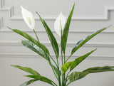 Artificial Potted Plant - Elegant Brooch-Inspired Decor