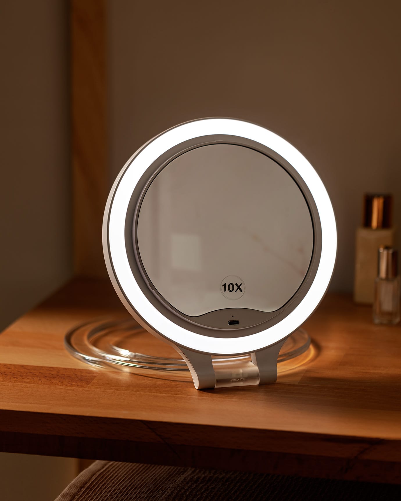 Mirin LED Wall Mirror - Modern Illuminated Decorative Accent