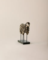 Gold Decorative Figurine Sculpture - Modern Home Decor Accent