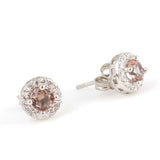 Premium Sterling Silver Round Zultanite Gemstone Earrings