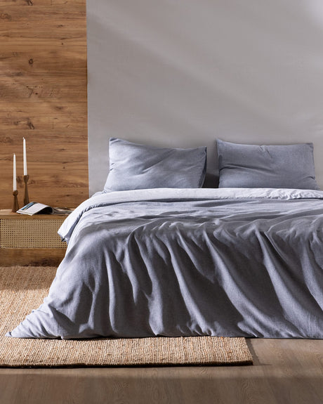 Soft 100% Cotton Yarn Dyed Twin Duvet Cover Set