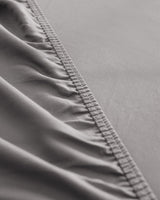 Luxury 100% Cotton Sateen Fitted Sheet - Twin Size Bedding