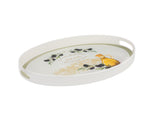 Plastic Oval Serving Tray - Modern Minimalist Design