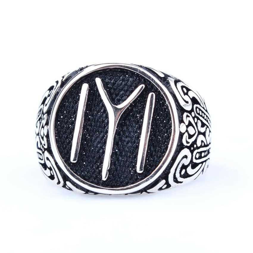 Bague Homme Robuste en Argent Sterling - Motif Complexe de la Tribu Kayi