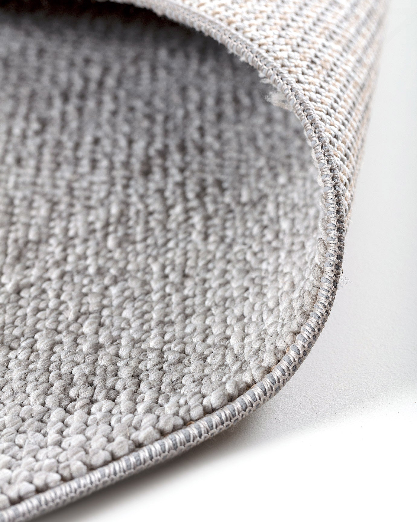 Soft Polyester Area Rug - Contemporary Grey Design
