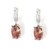 Sterling Silver Oval Zultanite Earrings - Color-Changing Gemstone