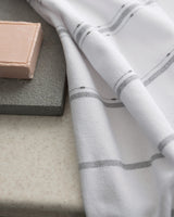 Cotton Blend Bath Towel - Two-Tone Design