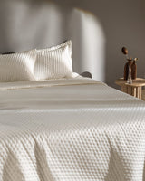 Twin Size Satin Bedspread Coverlet - Elegant Soft Bedding