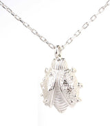 925 Sterling Silver Ladybug Charm Necklace - Good Fortune