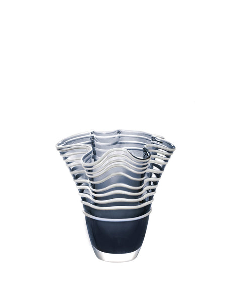 Handmade Small Glass Vase - Elegant Home Decor Accent
