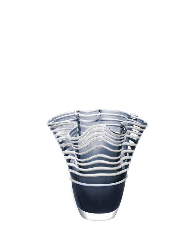 Handmade Small Glass Vase - Elegant Home Decor Accent