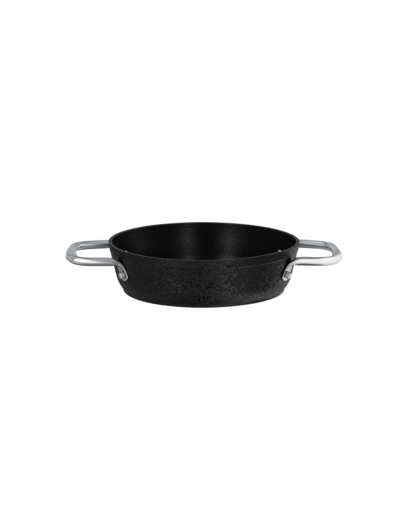20cm Black Titanium Nonstick Shallow Cooking Pan