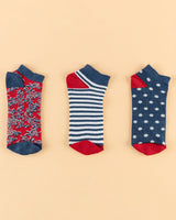 Women's 3-Pack No-Show Ankle Socks - Breathable & Comfortable Multipack