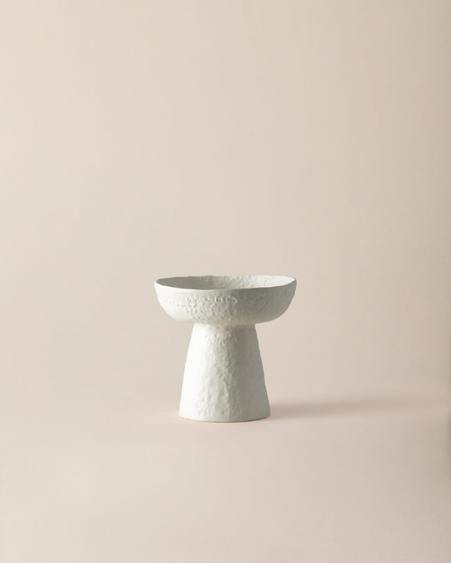 Durable Aluminum Soup Bowl - Contemporary White Finish for Modern Dining