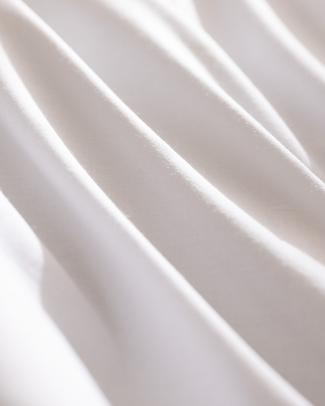 100% Cotton Double Duvet Cover Set - Serene White & Stone