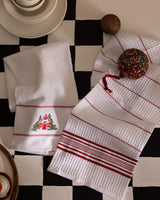 100% Cotton Kitchen Towel Set - Absorbent & Soft 2-Piece