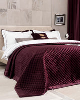 Elegant 11-Piece Royal Dinnerware Set, Burgundy