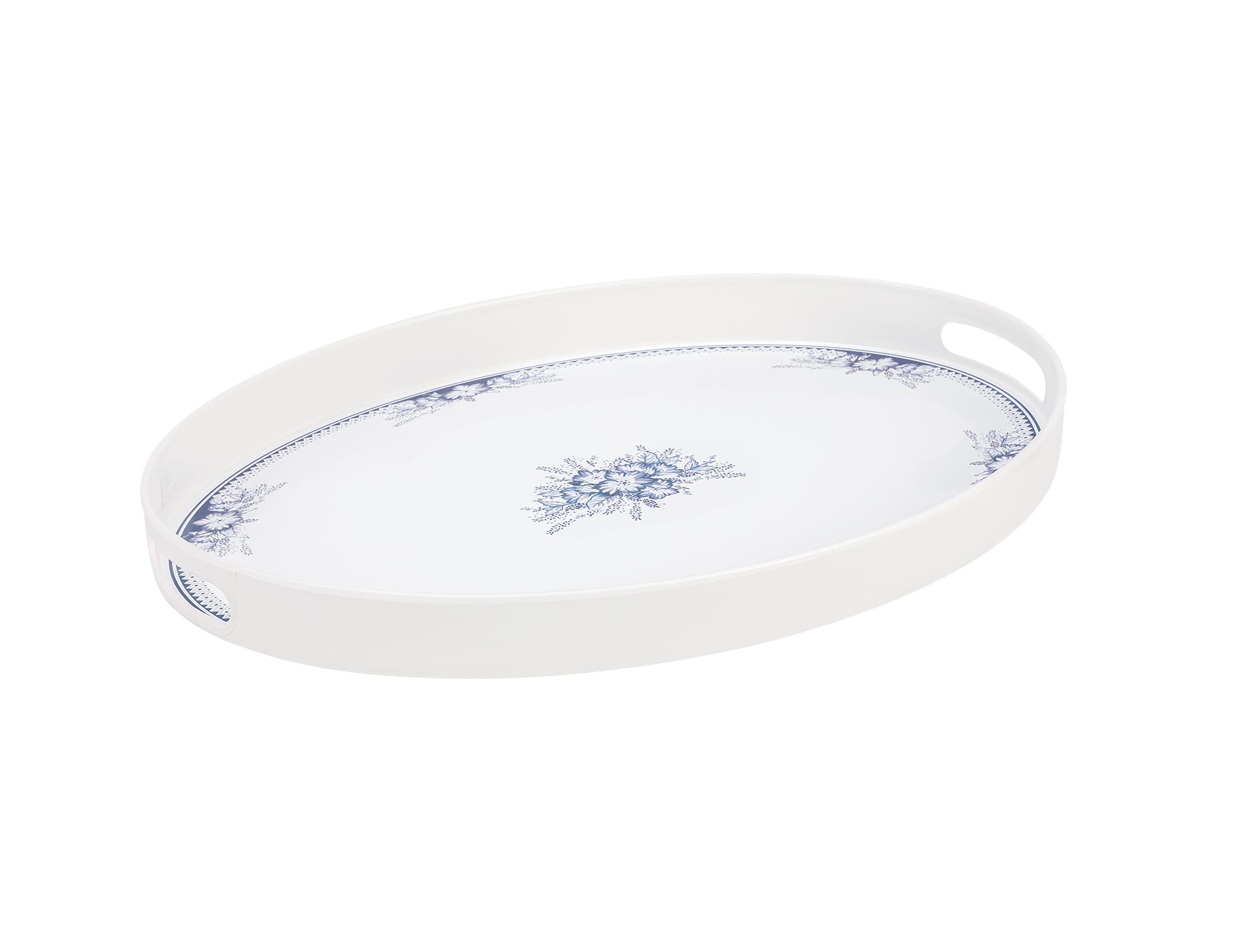 Plastic Oval Serving Tray - Elegant & Versatile