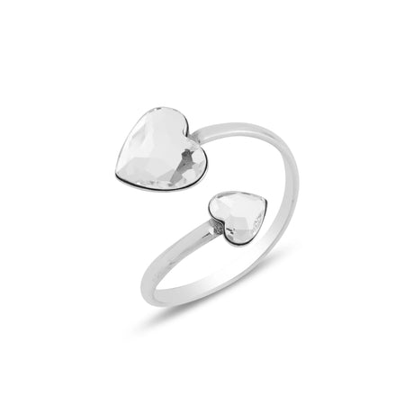 Heart Spiral Ring - Elegant Coiled Design for Timeless Style