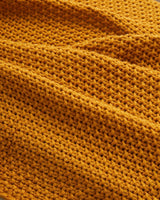 Premium Soft Decorative Throw Blanket - Mustard Yellow