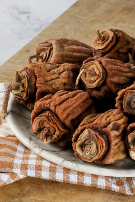 Premium Natural Dried Trabzon Persimmon Slices - 1kg