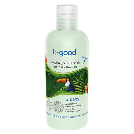 Ceramide & Squalane Baby Shower Oil - Dry & Atopic Skin Relief - TryAladdin