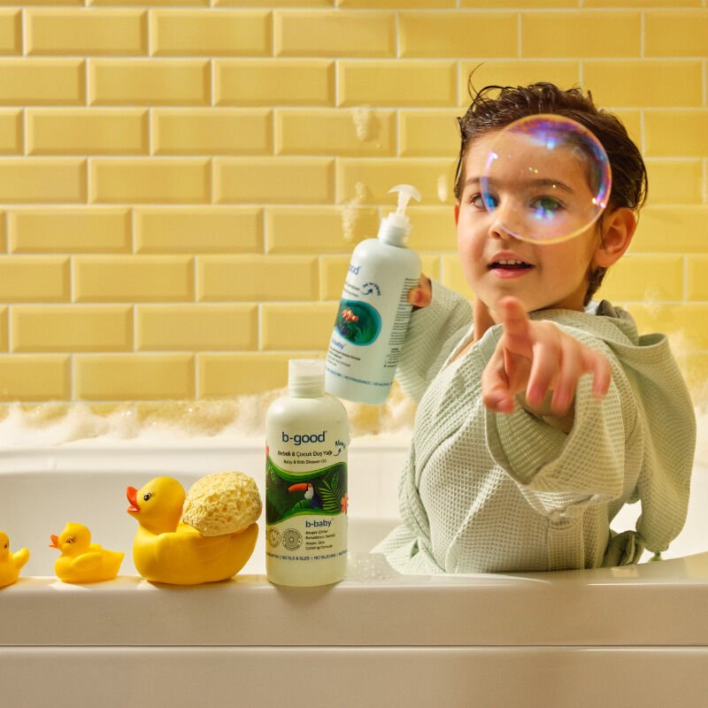 Ceramide & Squalane Baby Shower Oil - Dry & Atopic Skin Relief - TryAladdin