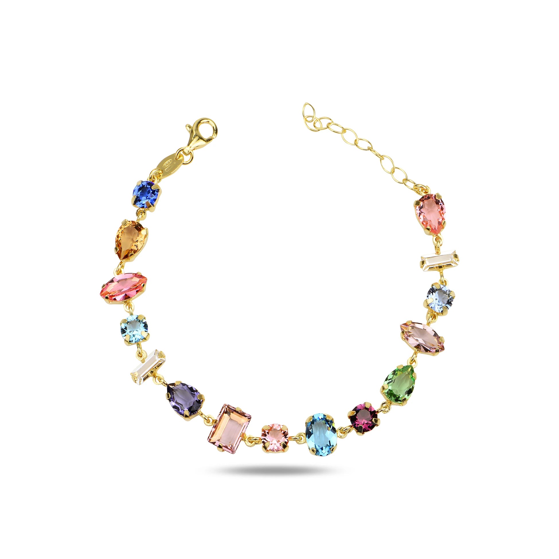 Sparkling Stone Eternity Bracelet - Continuous Brilliant Design