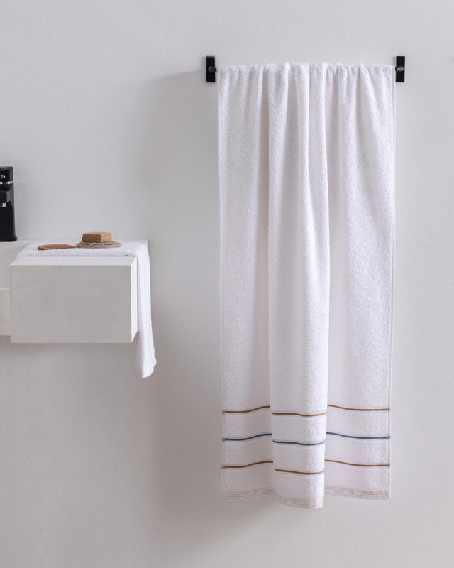 Turkish Cotton Blend Bath Towel - Plush & Highly Absorbent