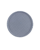 Plateau rond antidérapant en simili cuir - Design élégant Rêve Bleu