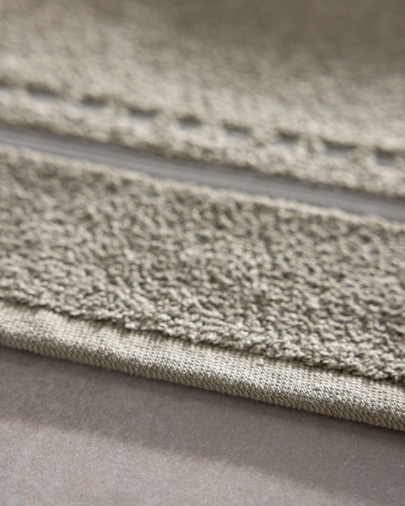Premium Cotton Bath Mat for Bathroom – Soft & Absorbent Foot Towel – Khaki, 50x80 cm