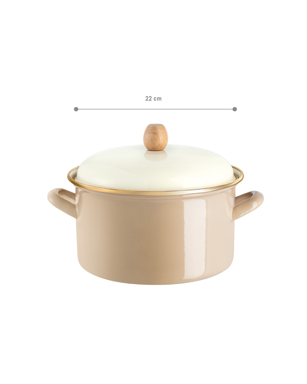 Versatile 22 cm Bonneville Cooking Pot