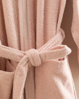 Unisex 100% Cotton Kimono Bathrobe - Soft Terry Cloth Spa Robe