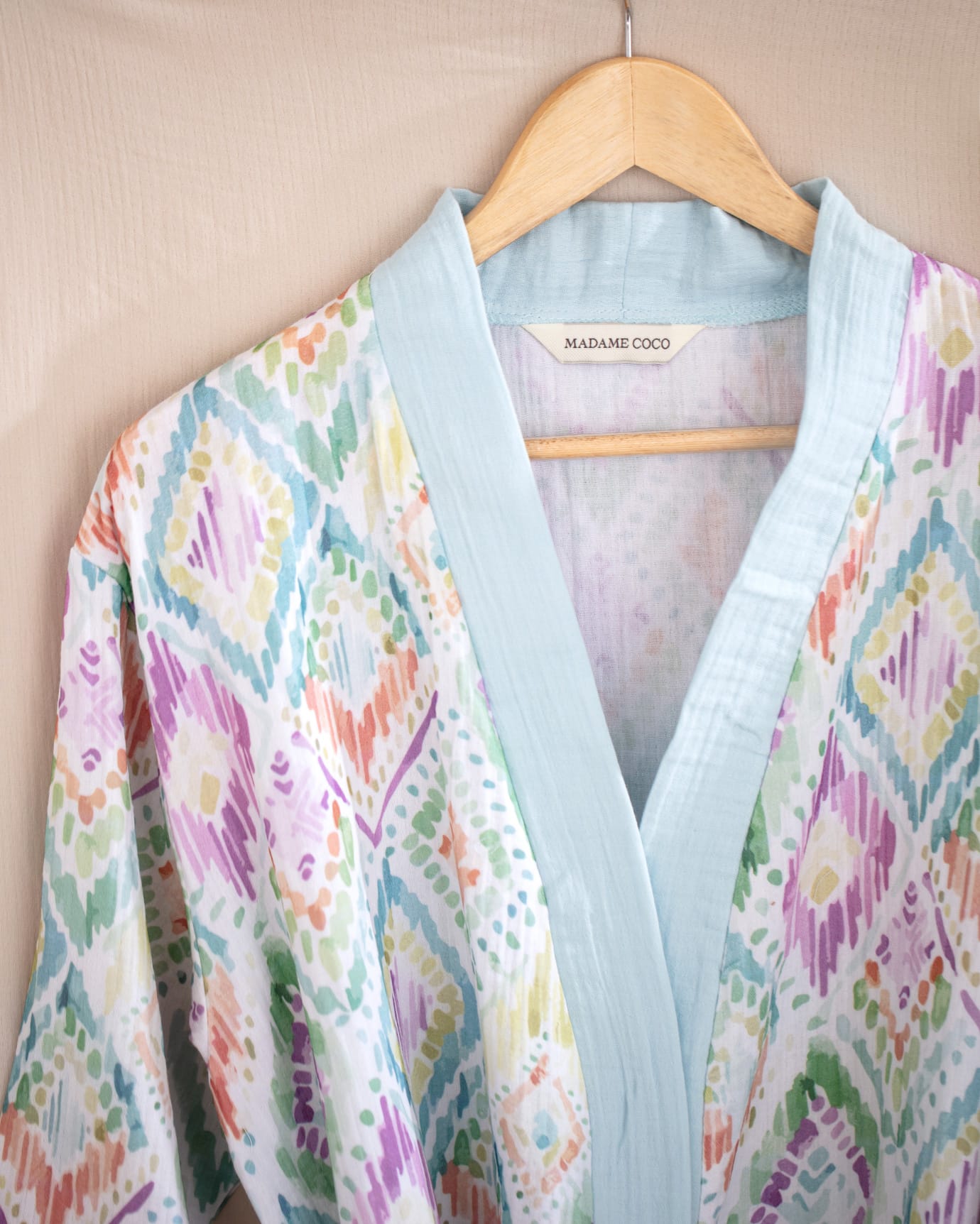 Premium Turkish Cotton Muslin Women's Bathrobe