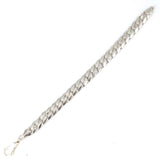 Elegant Sterling Silver Plain Chain Bracelet