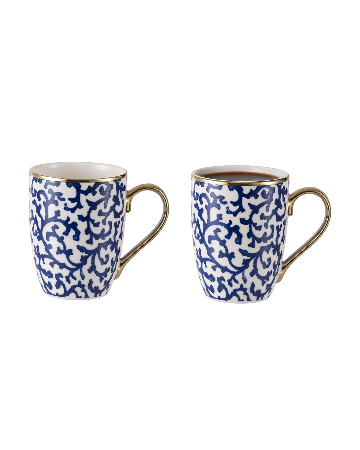 New Bone China Mug - Modern Two-Tone Aesthetic