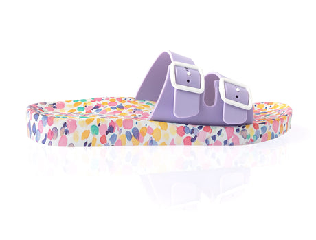 Women's Colorful Casual Slip-On Slippers - Vibrant Comfort Footwear