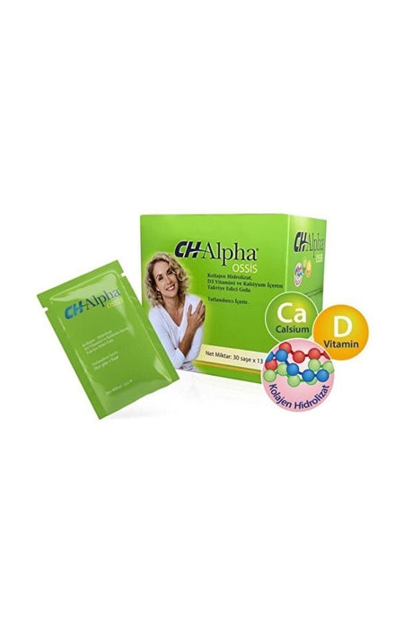 CH Alpha Ossis Collagen, Calcium & D3 Supplement - 30 Sachets - TryAladdin