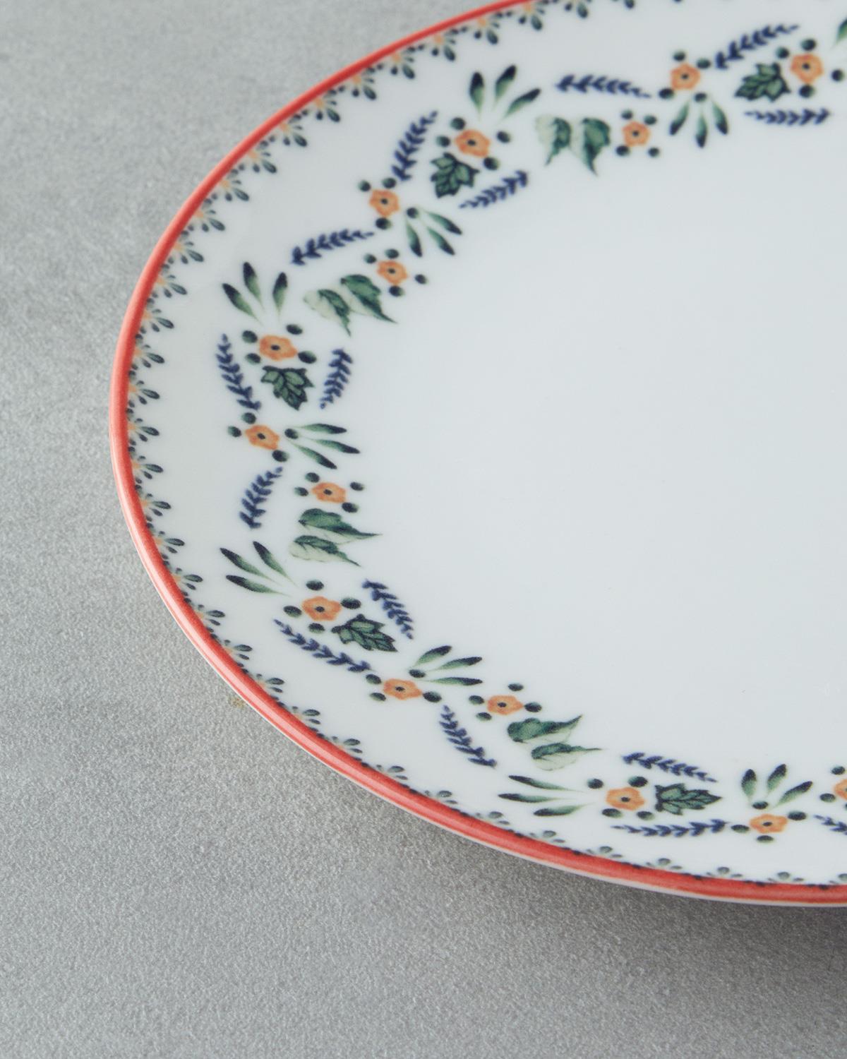 Professional Colorful Bone Porcelain Dessert Plate
